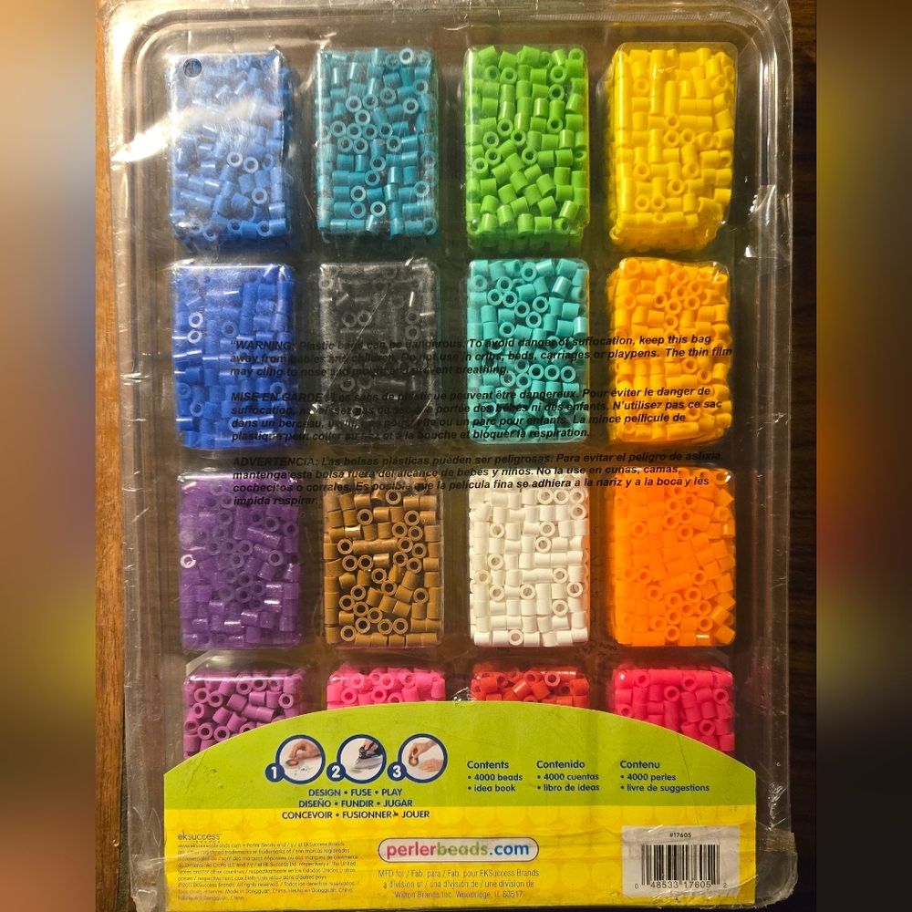 Perler Beads Craft Kit with Assorted Colors - Picture 2 of 4